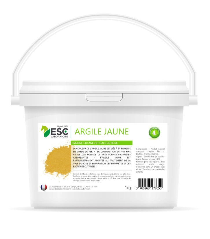ARGILE JAUNE – Hygiène Cutanée En Milieu Humide - ESC Laboratoire