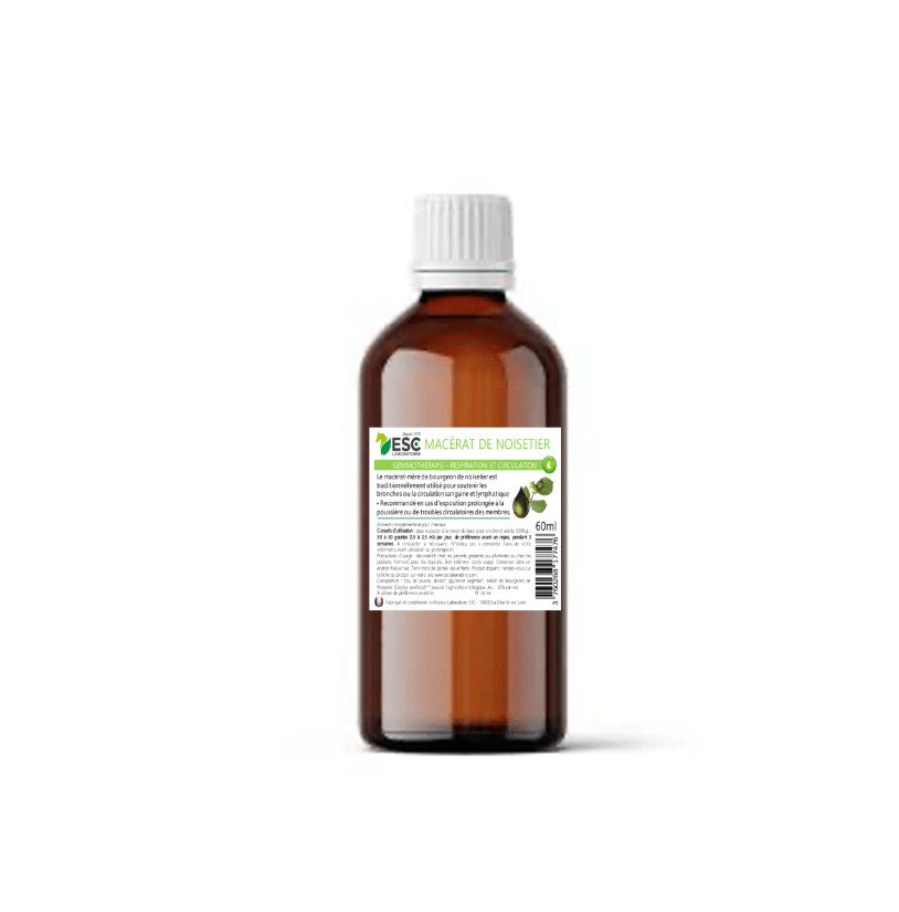 MACERAT DE BOURGEON DE NOISETIER – Respiration et circulation - ESC Laboratoire