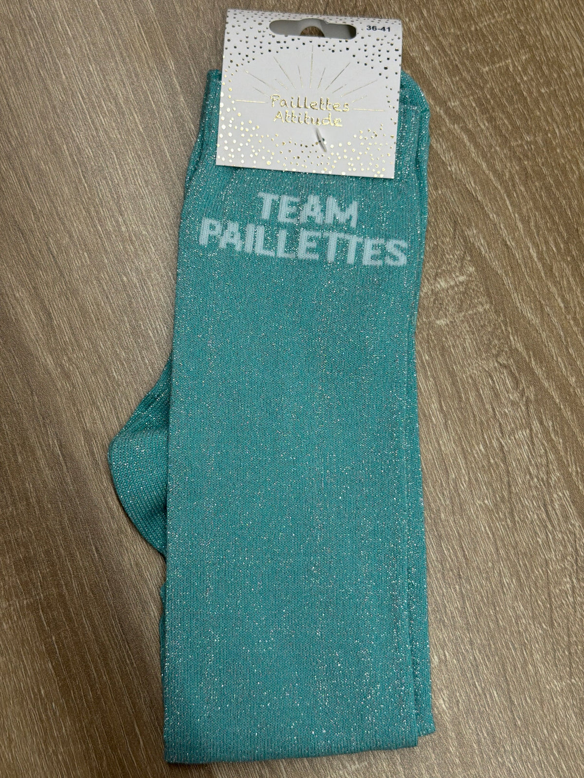 Chaussette Paillettes "TEAM PAILLETTES" - Paillettes Attitude