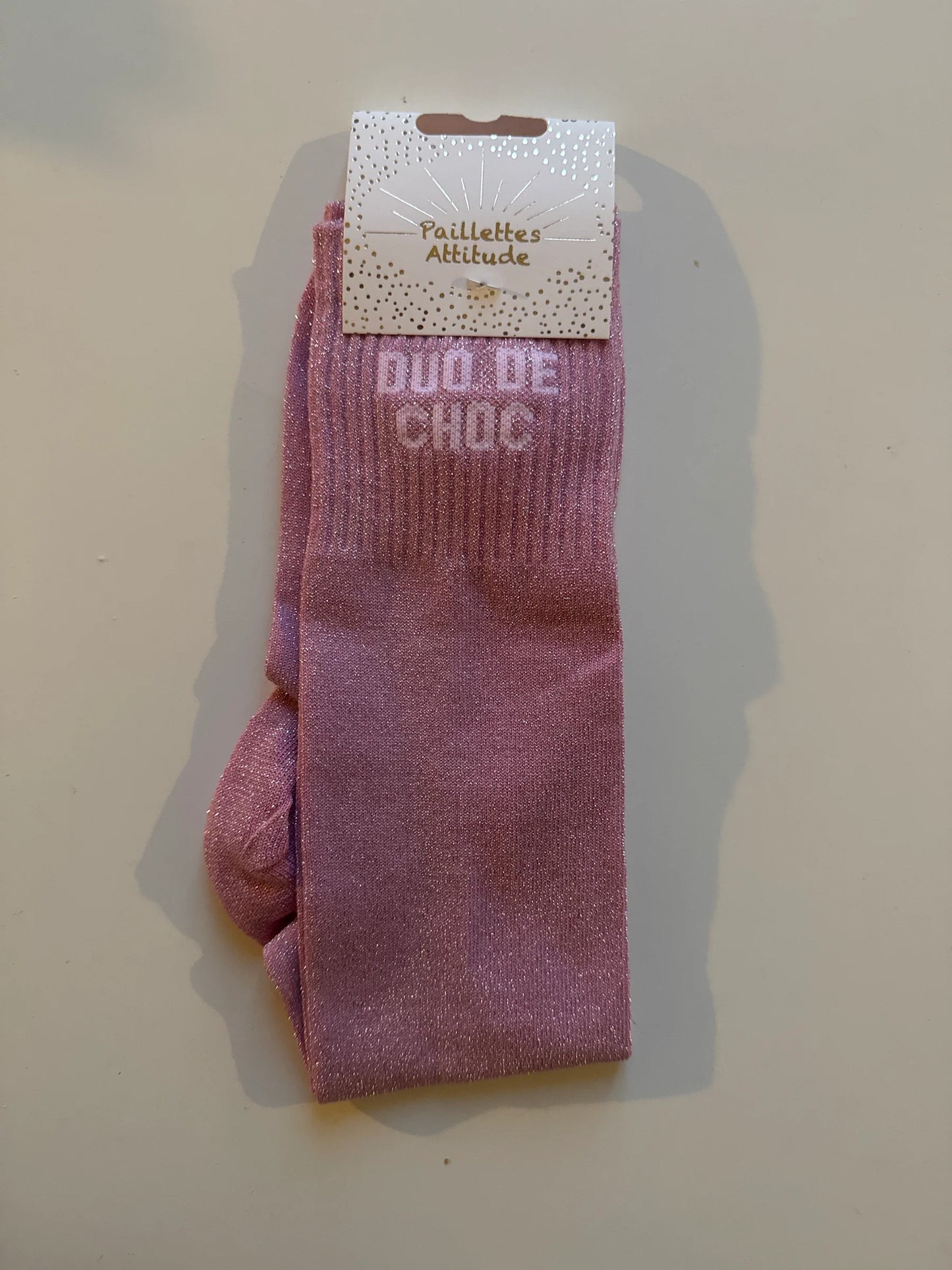 Chaussette Paillettes "DUO DE CHOC" - Paillettes Attitude