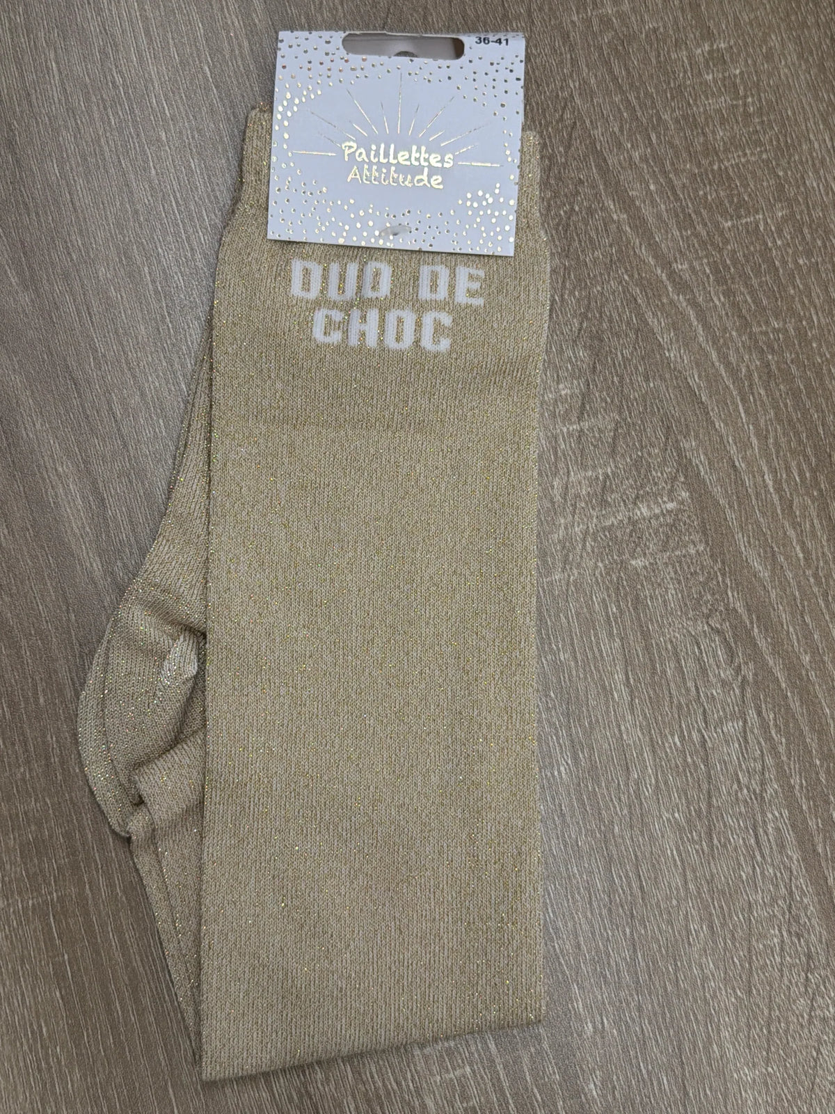 Chaussette Paillettes "DUO DE CHOC" - Paillettes Attitude
