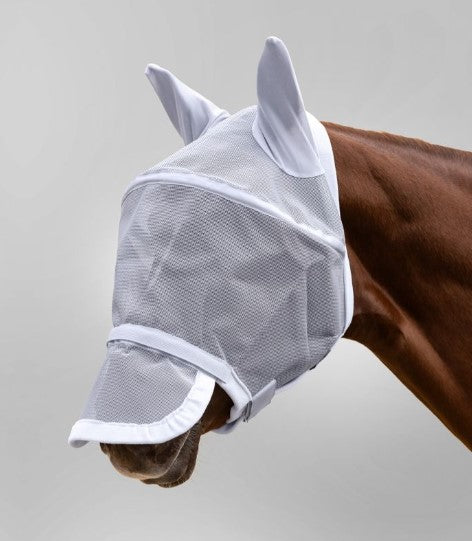 Masque anti-mouche PREMIUM, avec protection des oreilles et du chanfrein - Waldhausen