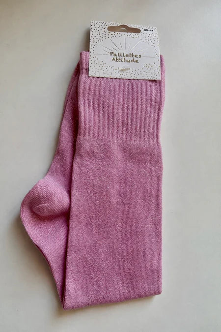 Chaussette Paillettes "Je ruine ma mère" - Paillettes Attitude