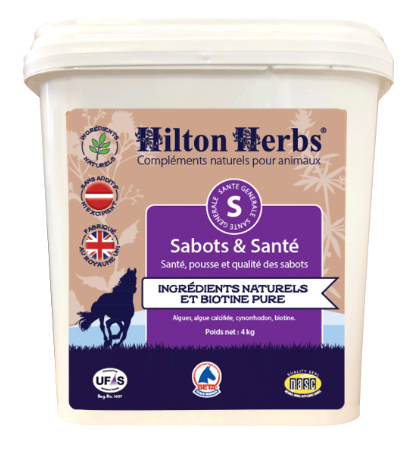 SABOTS ET SANTÉ - ENRICHI EN BIOTINE Santé, pousse et qualité des sabots - Hilton Herbs