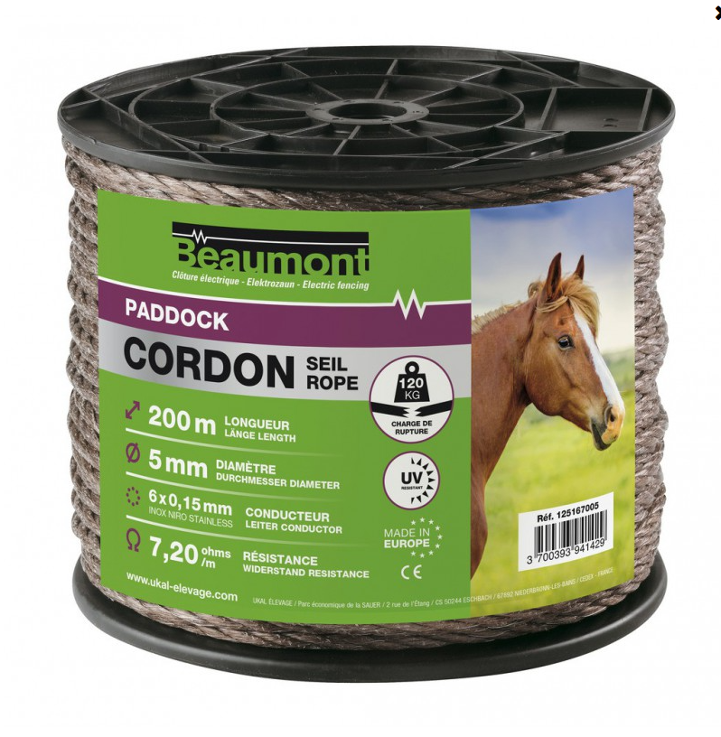 Cordon "Paddock" 5mm - Beaumont