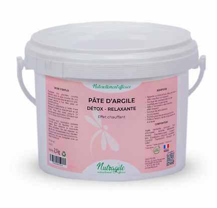 Pate d'argile Détox - Relaxante- Nutragile