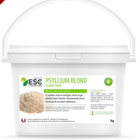 Psyllium Blond, Transit et ingestion de sable - ESC Laboratoire