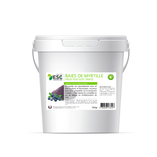 BAIES DE MYRTILLE EN POUDRE – Protection oculaire - ESC Laboratoire