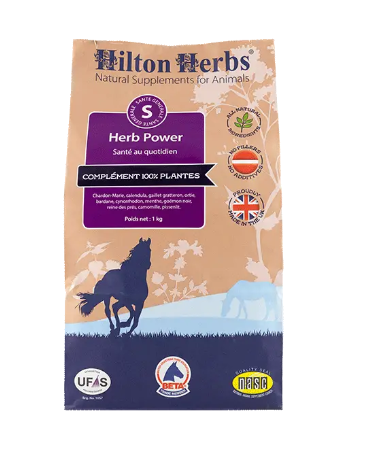 HERB POWER Soutien global des chevaux - Hilton Herbs