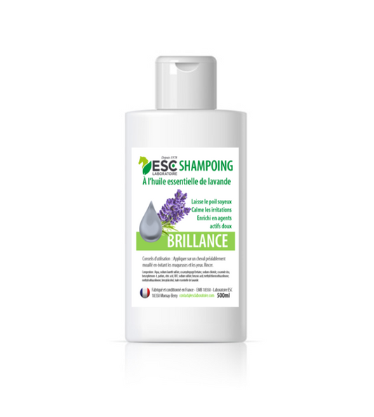 SHAMPOING BRILLANCE – Soin nettoyant crins - ESC Laboratoire