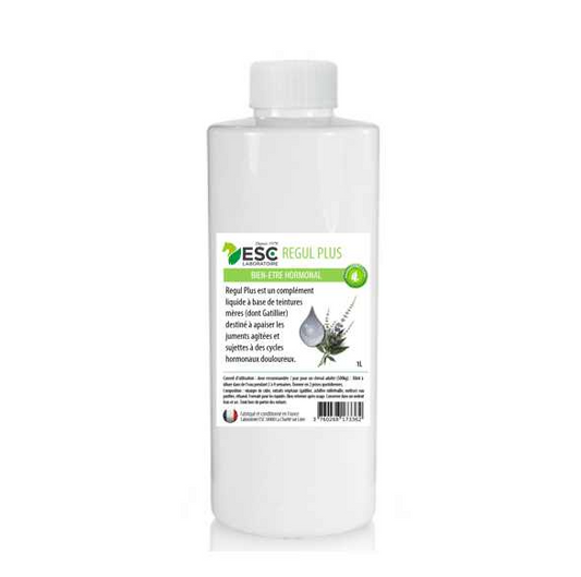 REGUL PLUS – Gattilier Houblon Réglisse- Apaisement ovaires juments – Esc Laboratoire