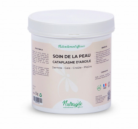 Soin de la Peau - Cataplasme d'argile - Nutragile