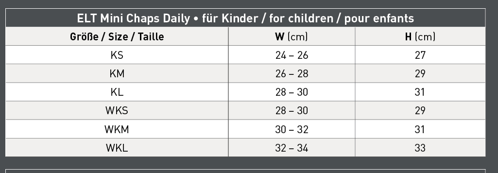 Mini Chaps Daily Pour Enfant - E.L.T