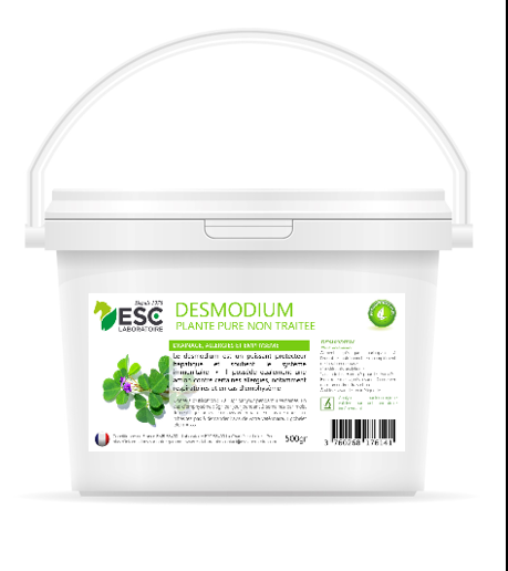 DESMODIUM 100% Pur – Protection du foie et respiration cheval - ESC Laboratoire