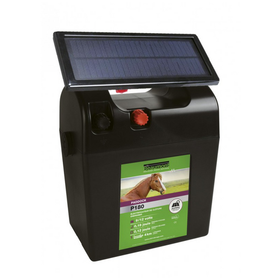 Poste à Pile "Paddock" P180 + Panneau Solaire 2.5W - Beaumont