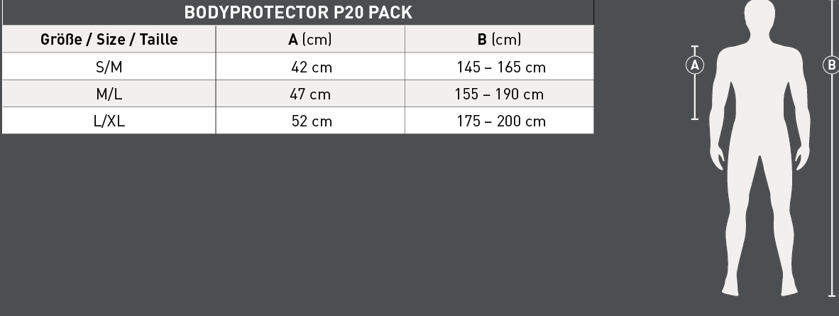 Protection Dorsale Pack P20 - Swing