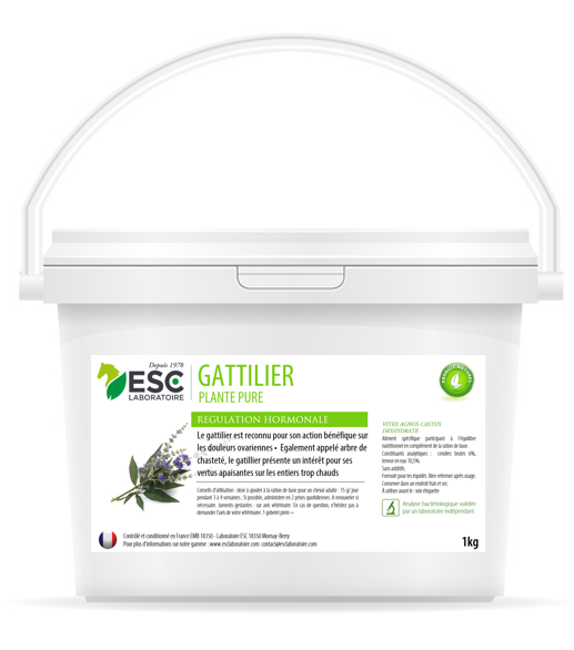 GATTILIER – Ovaires et régulation hormonale juments – Esc Laboratoire