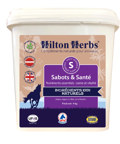 SABOTS ET SANTÉ - FORMULE ORIGINALE Nutriments essentiels : corne et vitalité - Hilton Herbs