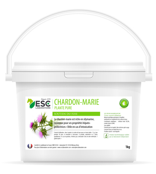 CHARDON-MARIE – Détox foie cheval - ESC Laboratoire